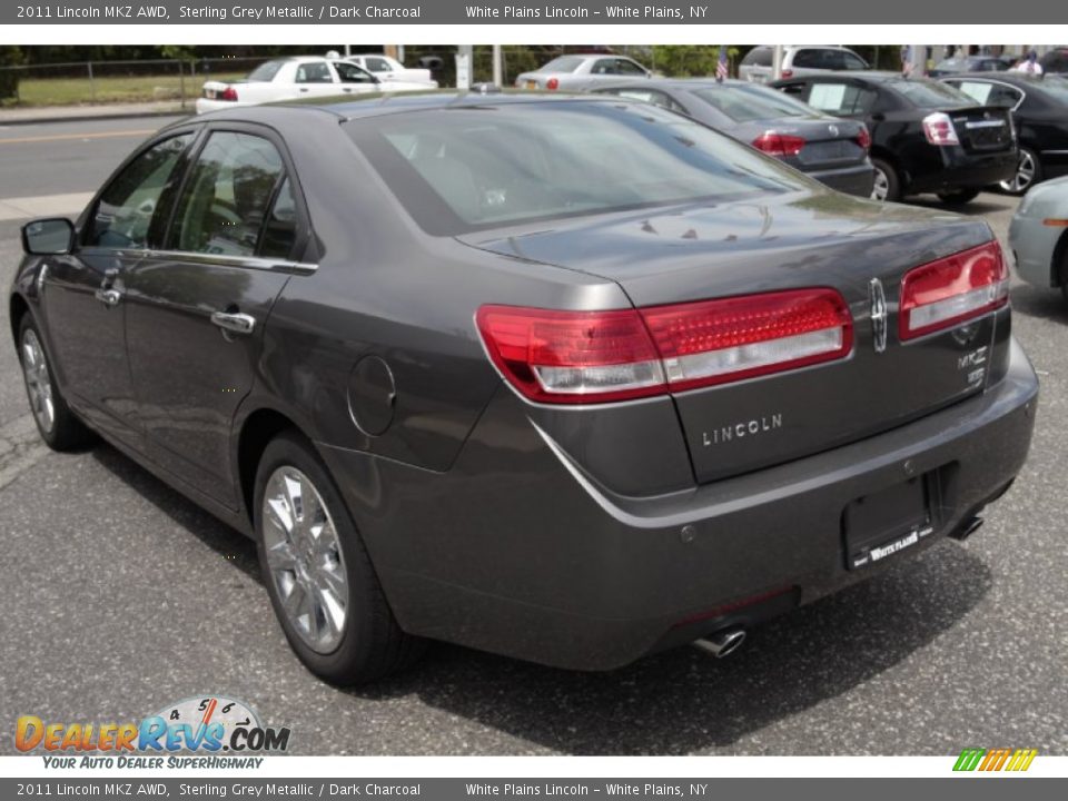 2011 Lincoln MKZ AWD Sterling Grey Metallic / Dark Charcoal Photo #8