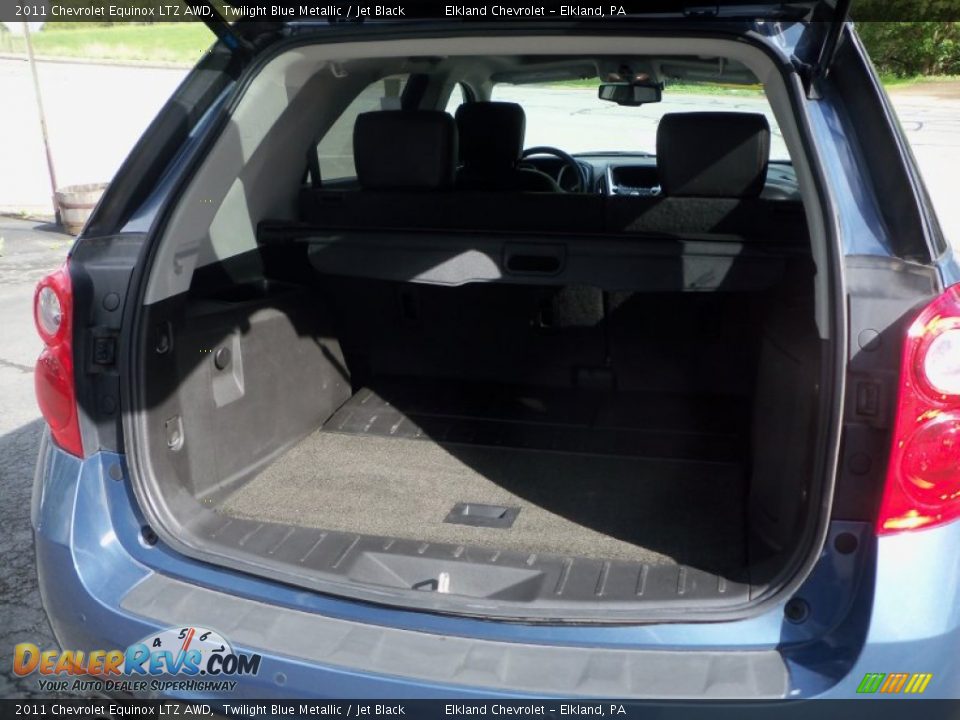 2011 Chevrolet Equinox LTZ AWD Twilight Blue Metallic / Jet Black Photo #10