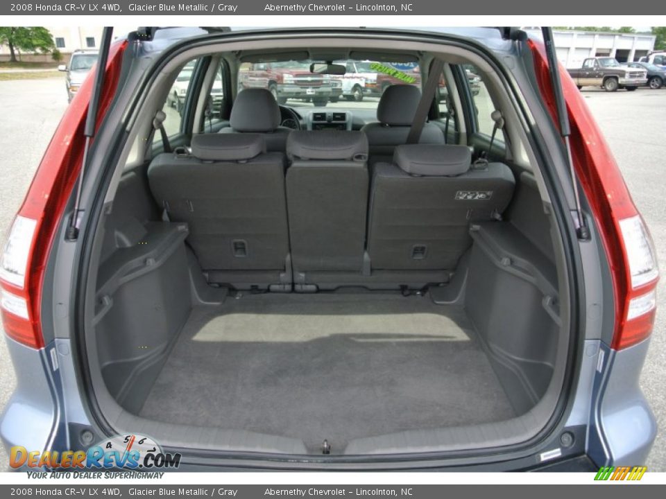 2008 Honda CR-V LX 4WD Glacier Blue Metallic / Gray Photo #15