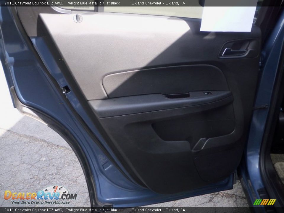 2011 Chevrolet Equinox LTZ AWD Twilight Blue Metallic / Jet Black Photo #11