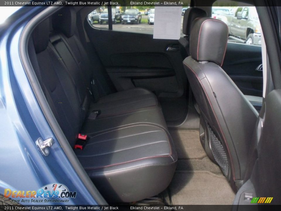 2011 Chevrolet Equinox LTZ AWD Twilight Blue Metallic / Jet Black Photo #13