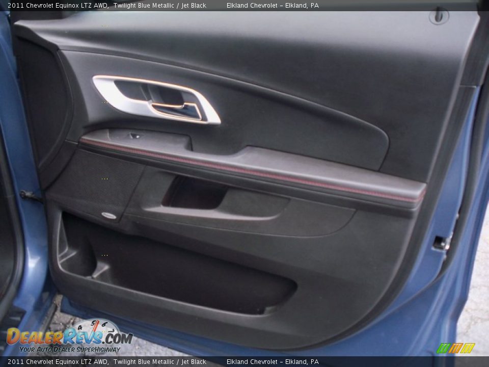 2011 Chevrolet Equinox LTZ AWD Twilight Blue Metallic / Jet Black Photo #14
