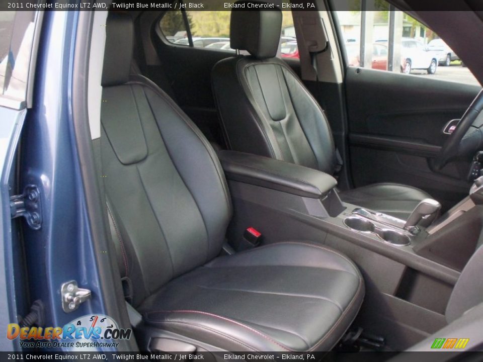 2011 Chevrolet Equinox LTZ AWD Twilight Blue Metallic / Jet Black Photo #15