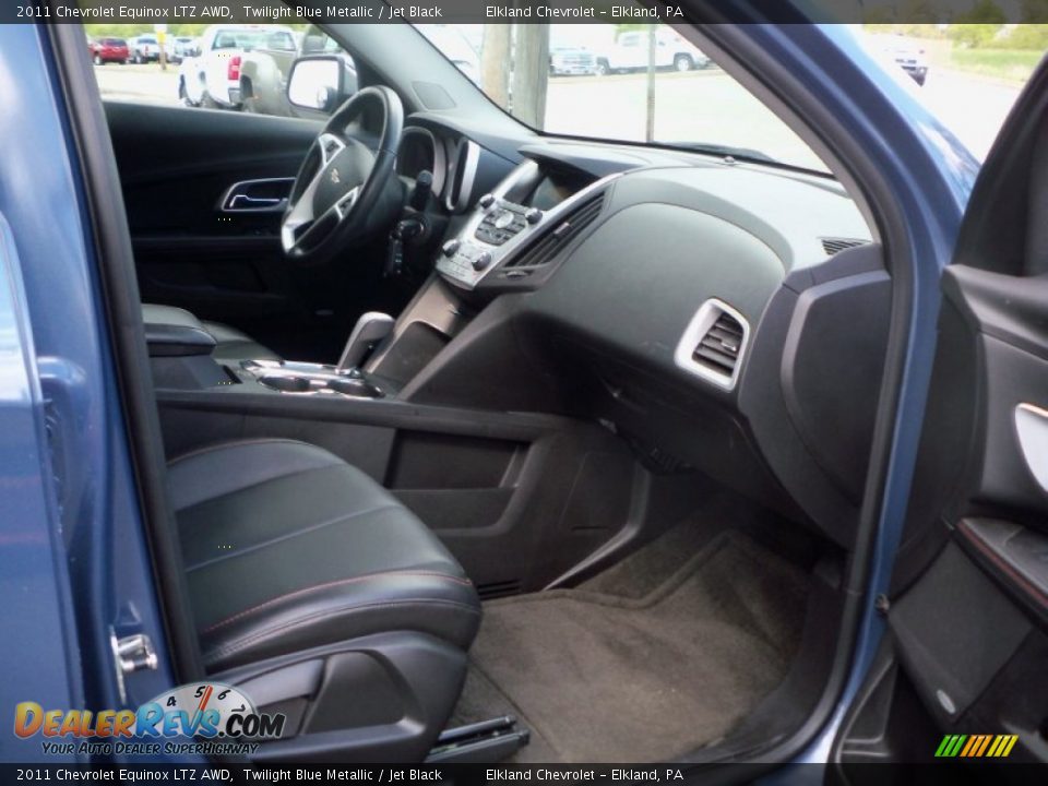 2011 Chevrolet Equinox LTZ AWD Twilight Blue Metallic / Jet Black Photo #16