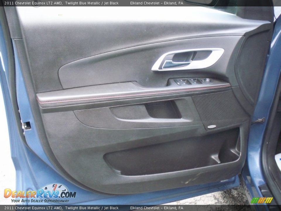 2011 Chevrolet Equinox LTZ AWD Twilight Blue Metallic / Jet Black Photo #17