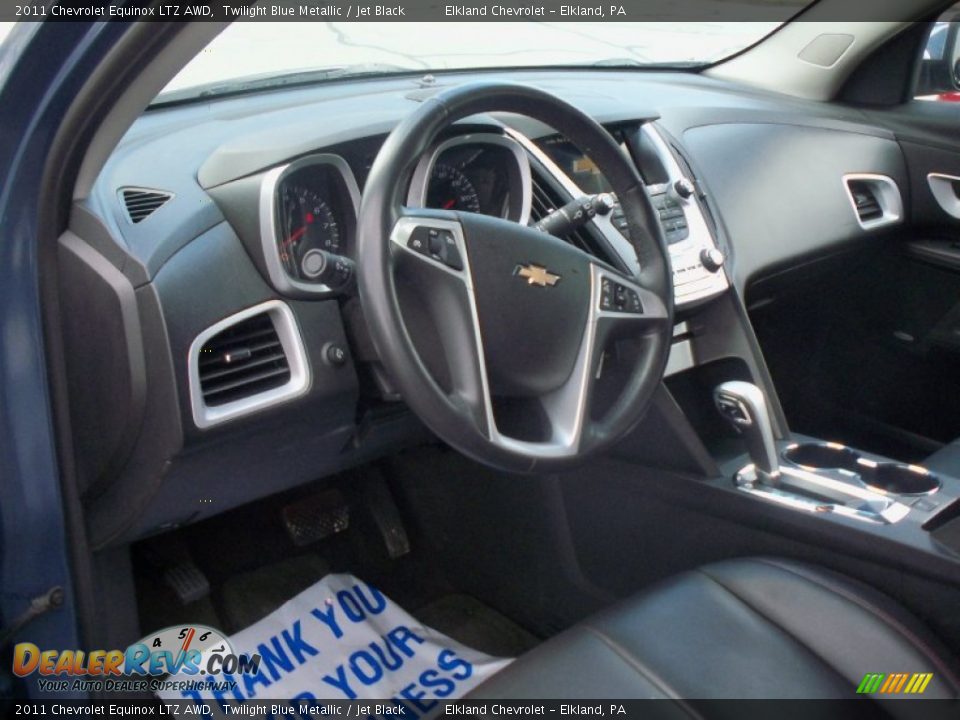 2011 Chevrolet Equinox LTZ AWD Twilight Blue Metallic / Jet Black Photo #19