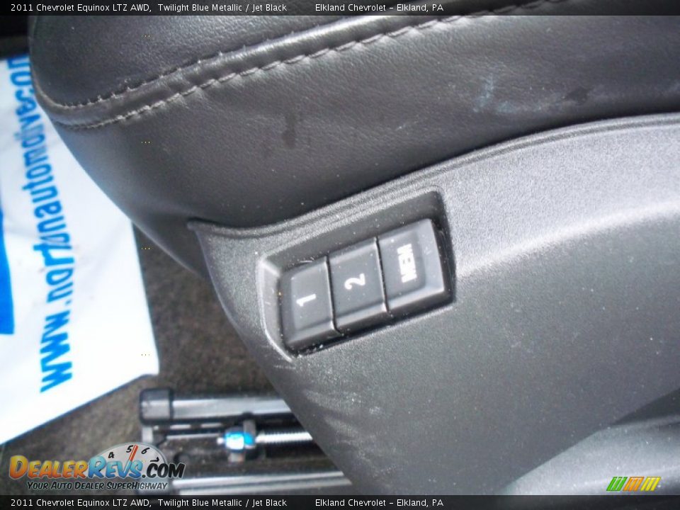 2011 Chevrolet Equinox LTZ AWD Twilight Blue Metallic / Jet Black Photo #22