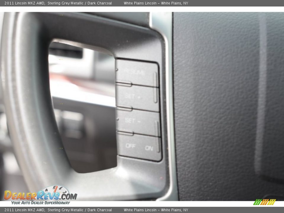 2011 Lincoln MKZ AWD Sterling Grey Metallic / Dark Charcoal Photo #24
