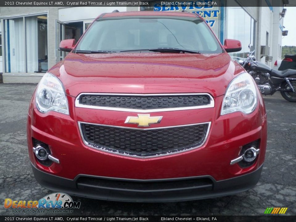 2013 Chevrolet Equinox LT AWD Crystal Red Tintcoat / Light Titanium/Jet Black Photo #2