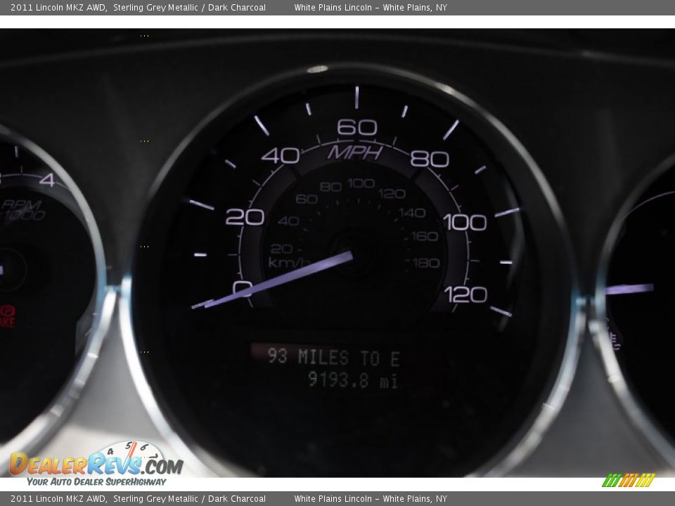 2011 Lincoln MKZ AWD Sterling Grey Metallic / Dark Charcoal Photo #26