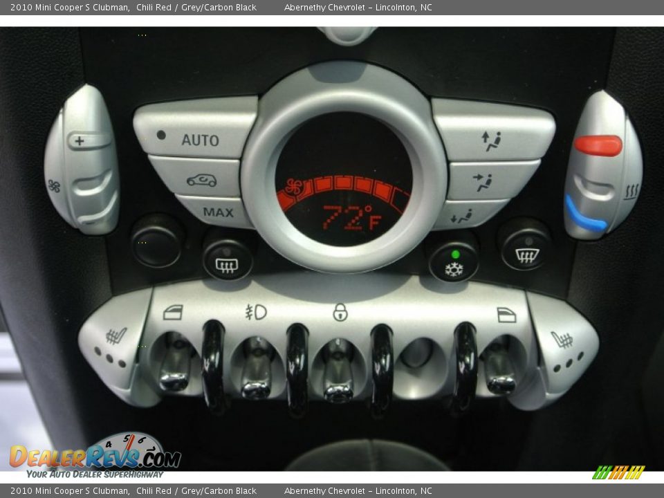 2010 Mini Cooper S Clubman Chili Red / Grey/Carbon Black Photo #12
