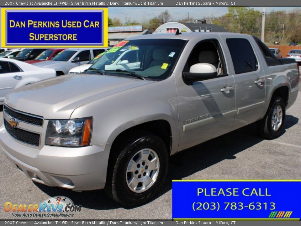 2007 Chevrolet Avalanche LT 4WD Silver Birch Metallic / Dark Titanium/Light Titanium Photo #1