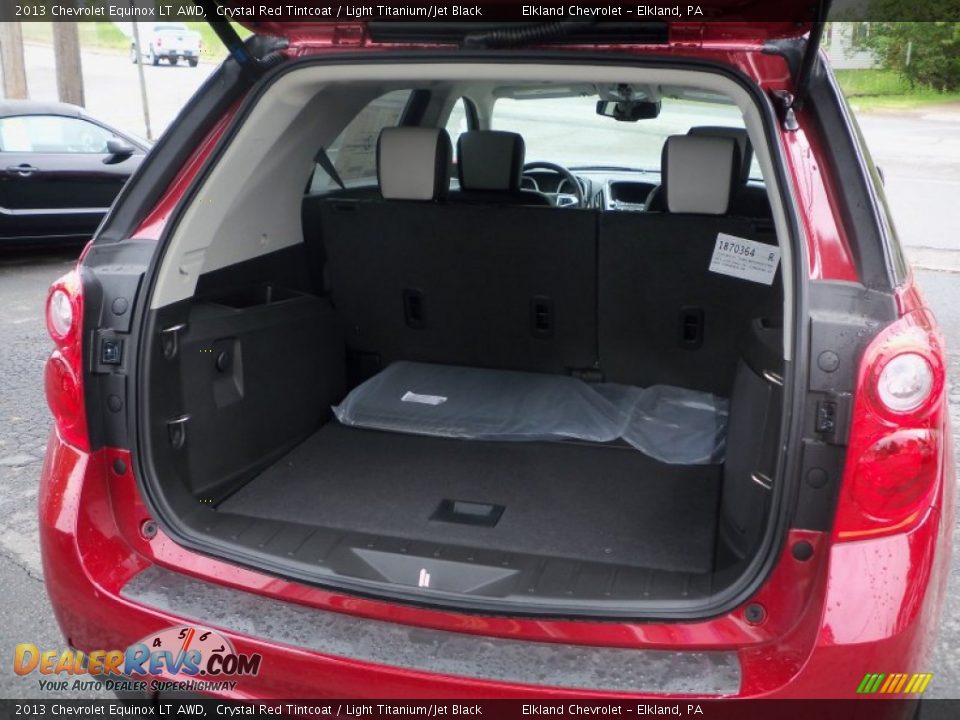 2013 Chevrolet Equinox LT AWD Crystal Red Tintcoat / Light Titanium/Jet Black Photo #10