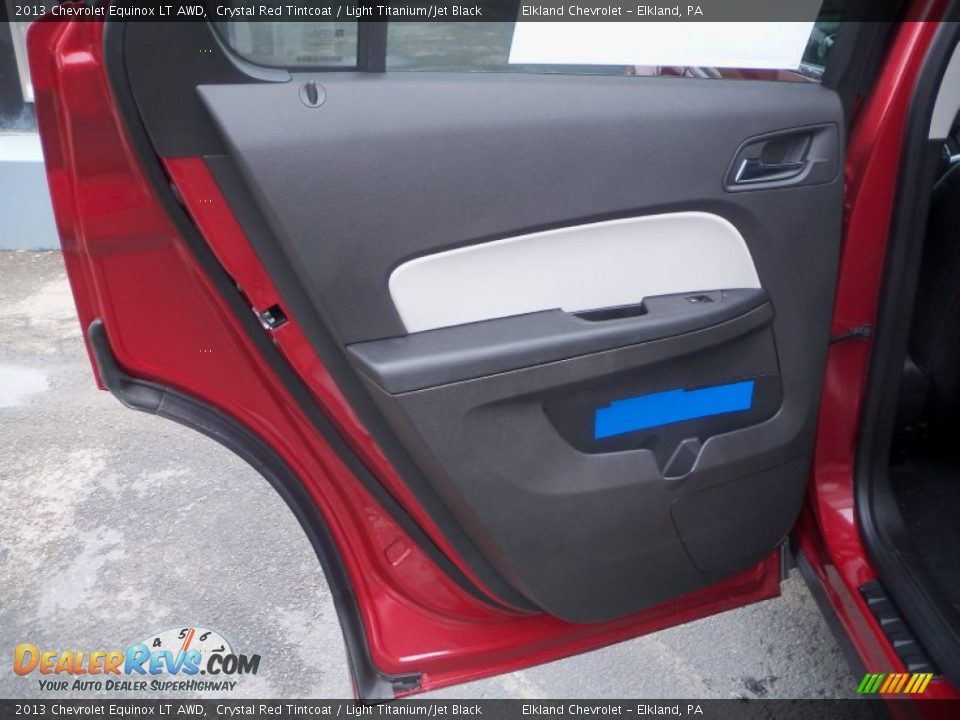 2013 Chevrolet Equinox LT AWD Crystal Red Tintcoat / Light Titanium/Jet Black Photo #11