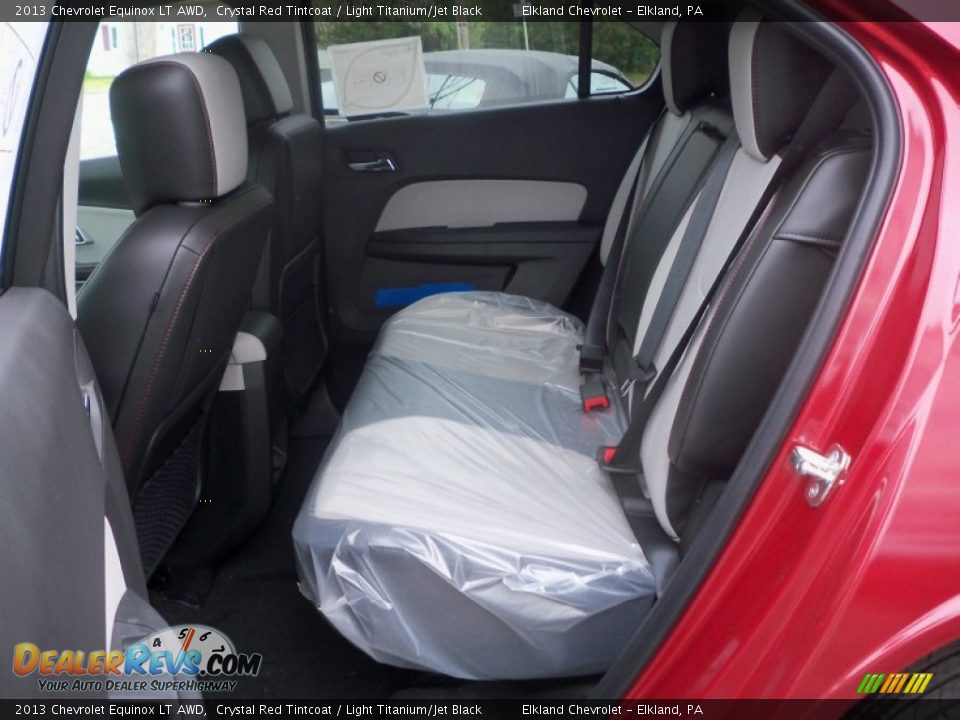 2013 Chevrolet Equinox LT AWD Crystal Red Tintcoat / Light Titanium/Jet Black Photo #12