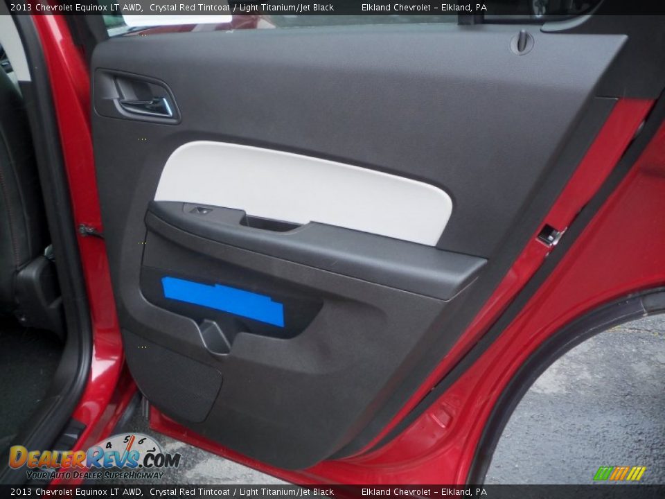 2013 Chevrolet Equinox LT AWD Crystal Red Tintcoat / Light Titanium/Jet Black Photo #13