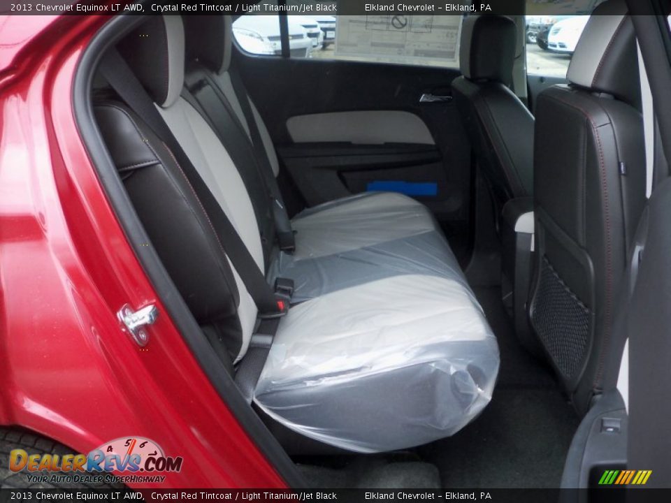 2013 Chevrolet Equinox LT AWD Crystal Red Tintcoat / Light Titanium/Jet Black Photo #14