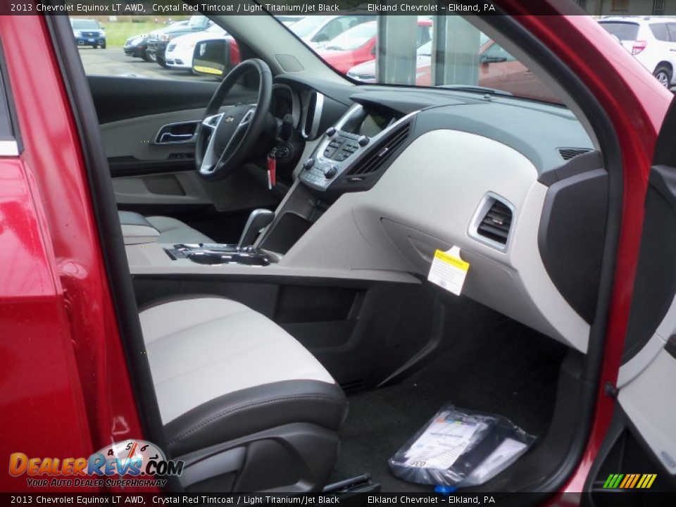 2013 Chevrolet Equinox LT AWD Crystal Red Tintcoat / Light Titanium/Jet Black Photo #18