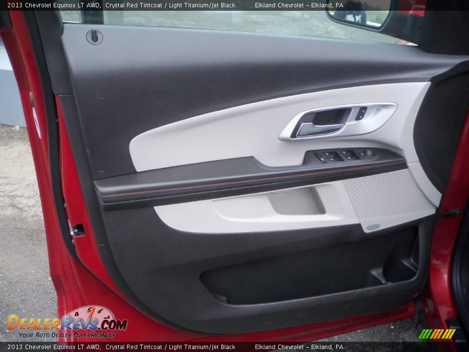2013 Chevrolet Equinox LT AWD Crystal Red Tintcoat / Light Titanium/Jet Black Photo #19