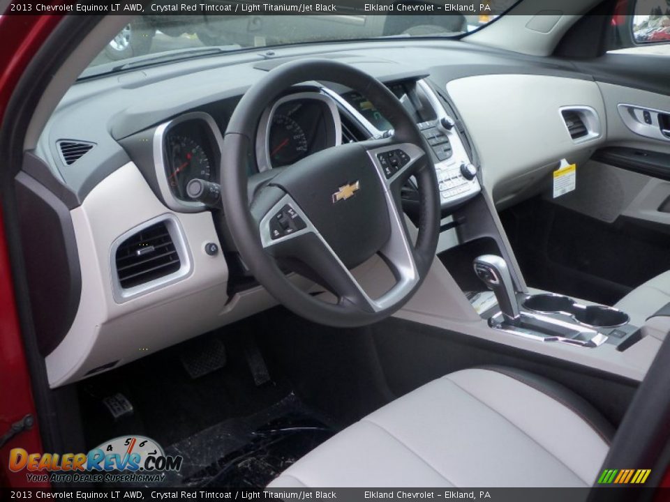 2013 Chevrolet Equinox LT AWD Crystal Red Tintcoat / Light Titanium/Jet Black Photo #21