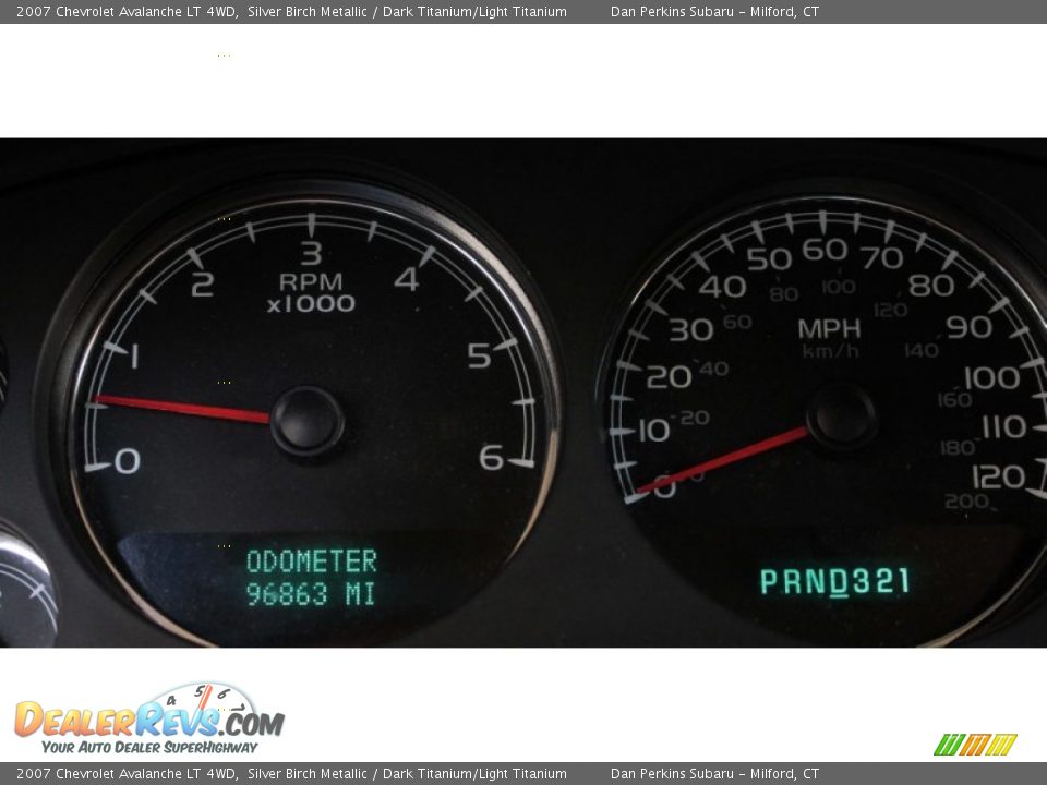 2007 Chevrolet Avalanche LT 4WD Silver Birch Metallic / Dark Titanium/Light Titanium Photo #15