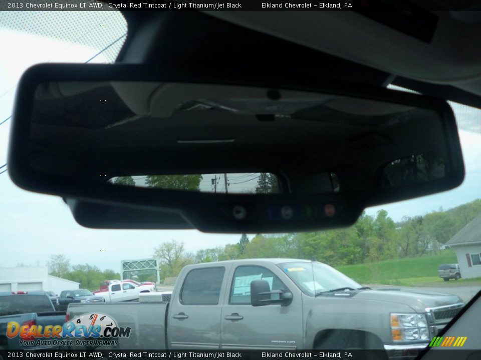 2013 Chevrolet Equinox LT AWD Crystal Red Tintcoat / Light Titanium/Jet Black Photo #25
