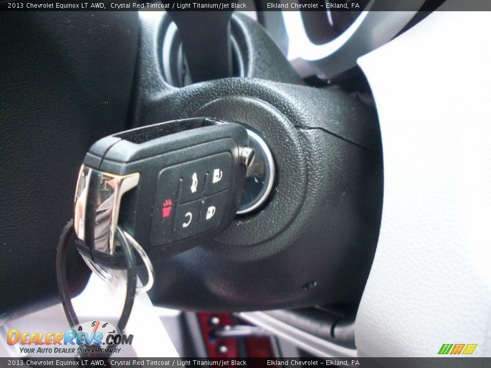 2013 Chevrolet Equinox LT AWD Crystal Red Tintcoat / Light Titanium/Jet Black Photo #28