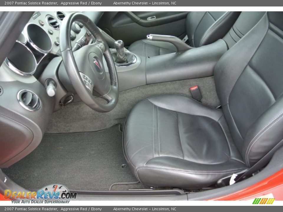 2007 Pontiac Solstice Roadster Aggressive Red / Ebony Photo #8