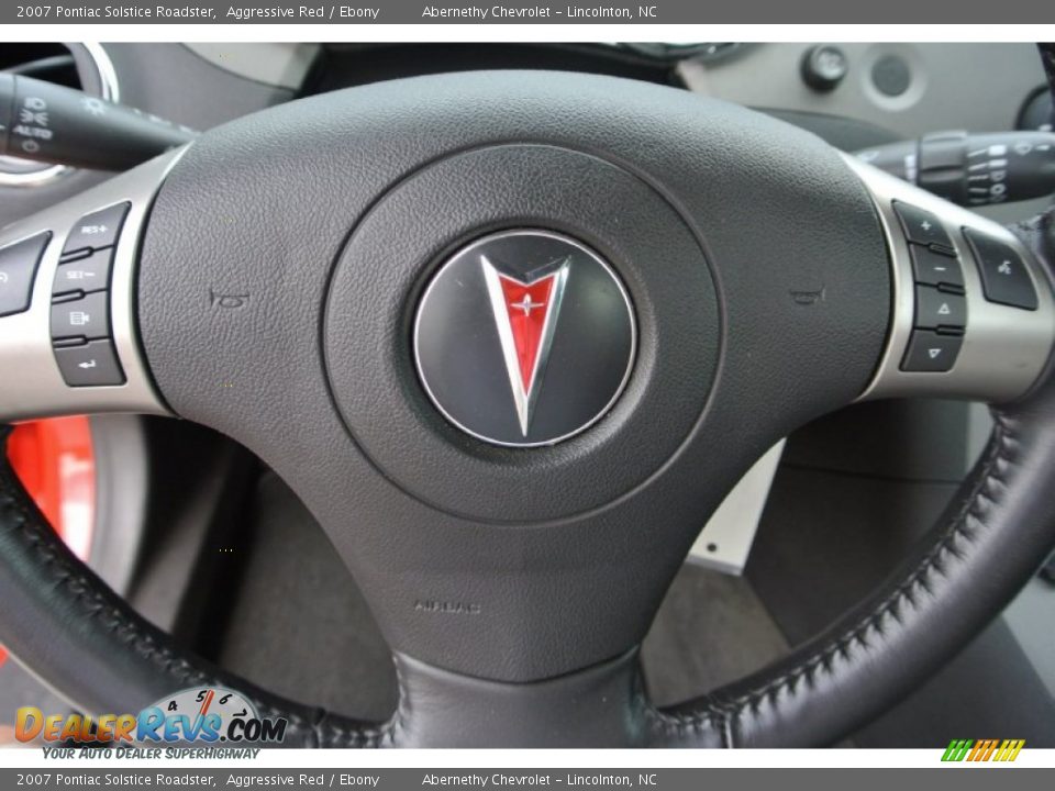2007 Pontiac Solstice Roadster Aggressive Red / Ebony Photo #13
