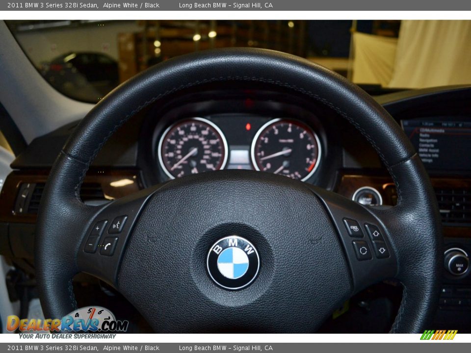 2011 BMW 3 Series 328i Sedan Alpine White / Black Photo #20