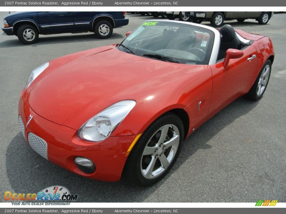 2007 Pontiac Solstice Roadster Aggressive Red / Ebony Photo #20