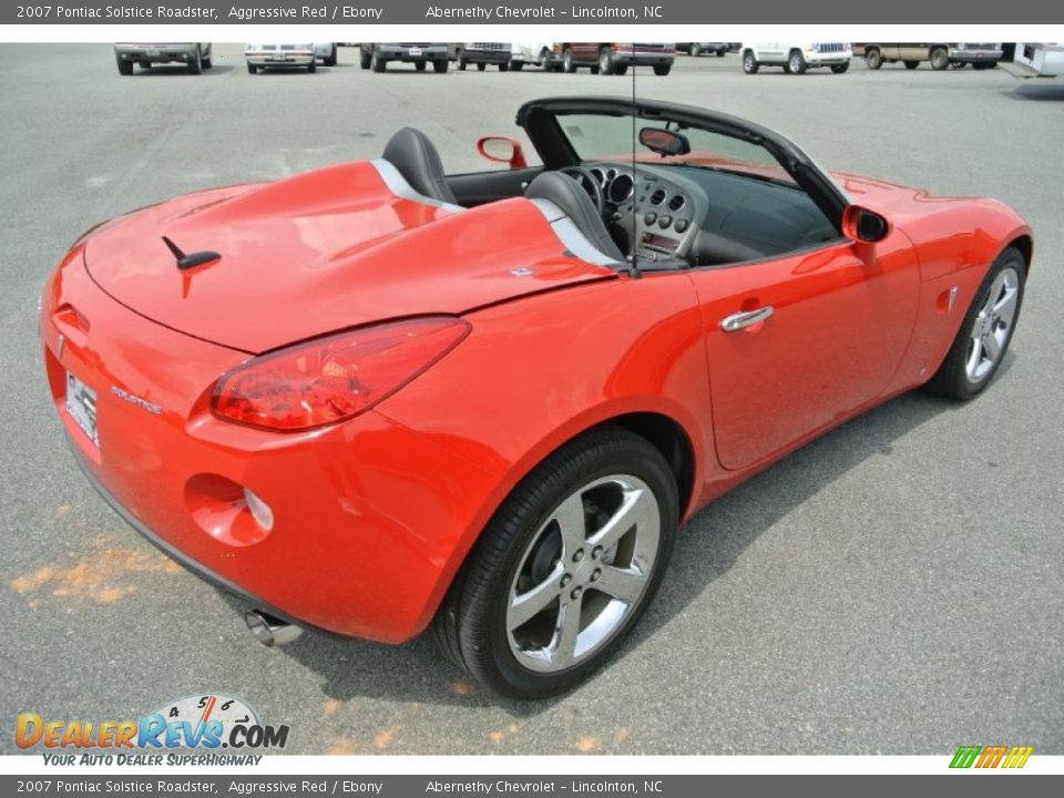 2007 Pontiac Solstice Roadster Aggressive Red / Ebony Photo #21