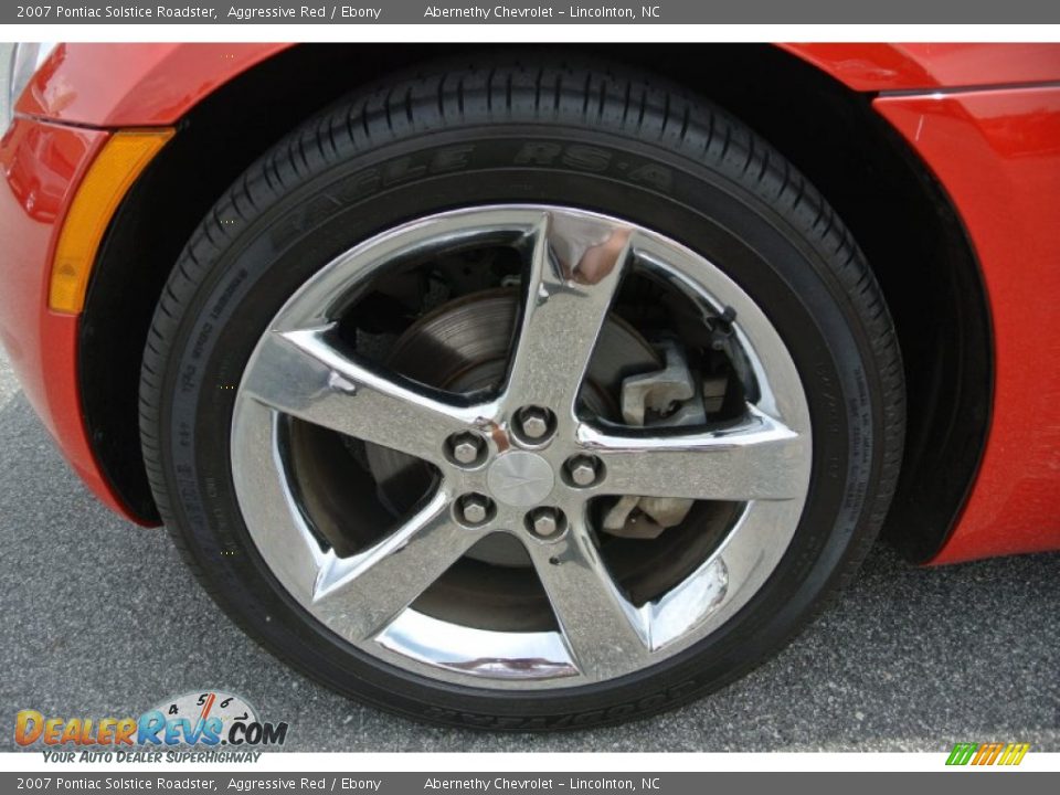 2007 Pontiac Solstice Roadster Aggressive Red / Ebony Photo #22