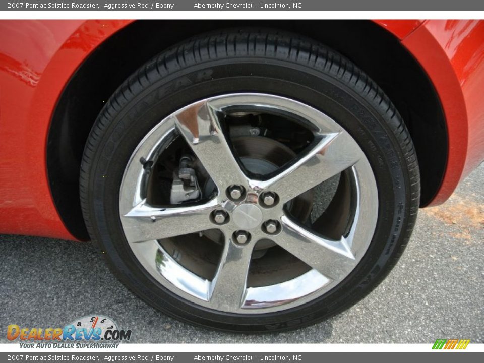 2007 Pontiac Solstice Roadster Aggressive Red / Ebony Photo #23