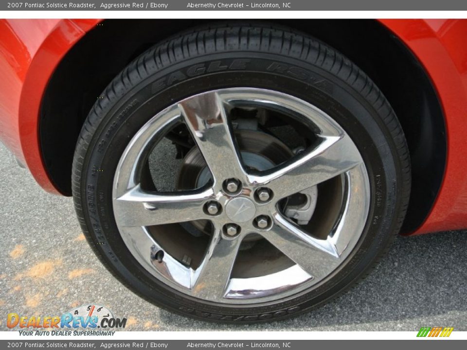2007 Pontiac Solstice Roadster Aggressive Red / Ebony Photo #24