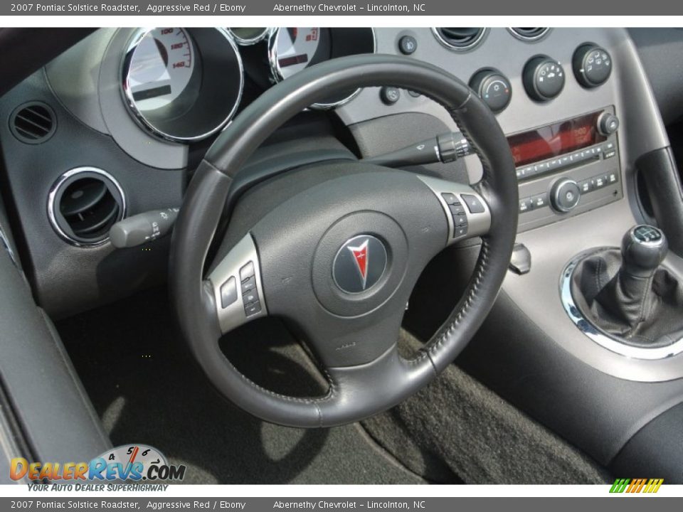 2007 Pontiac Solstice Roadster Aggressive Red / Ebony Photo #26