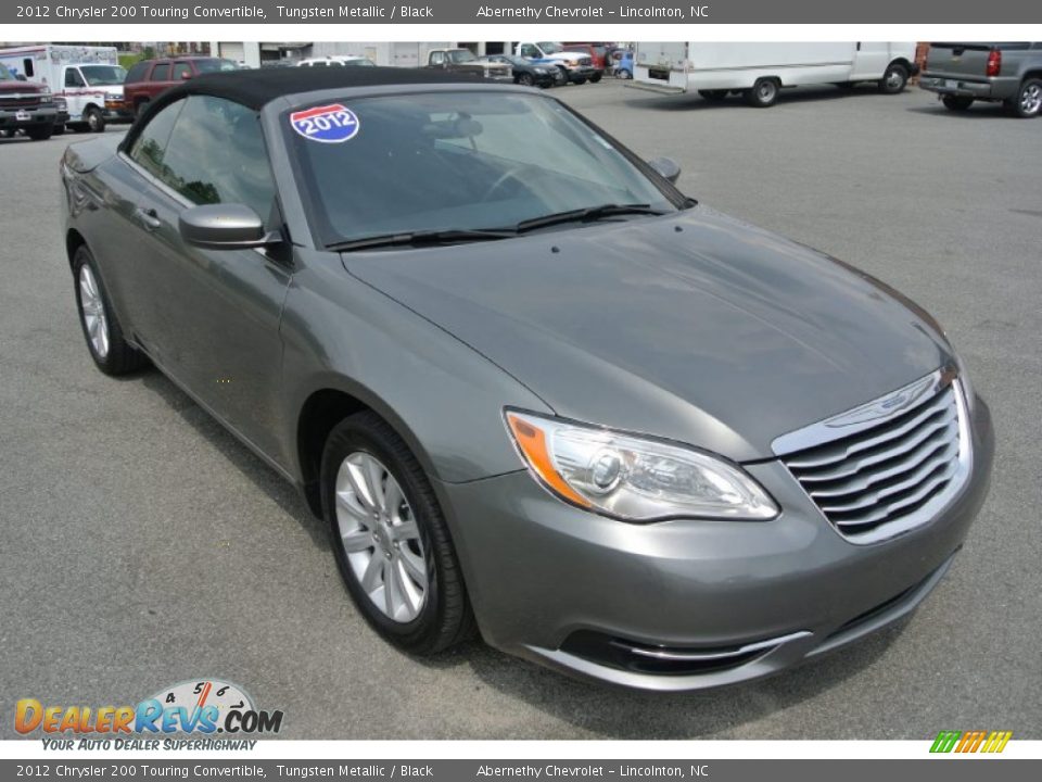 2012 Chrysler 200 Touring Convertible Tungsten Metallic / Black Photo #1