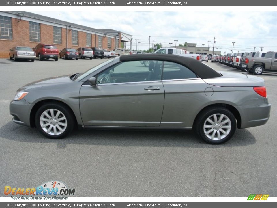 2012 Chrysler 200 Touring Convertible Tungsten Metallic / Black Photo #3