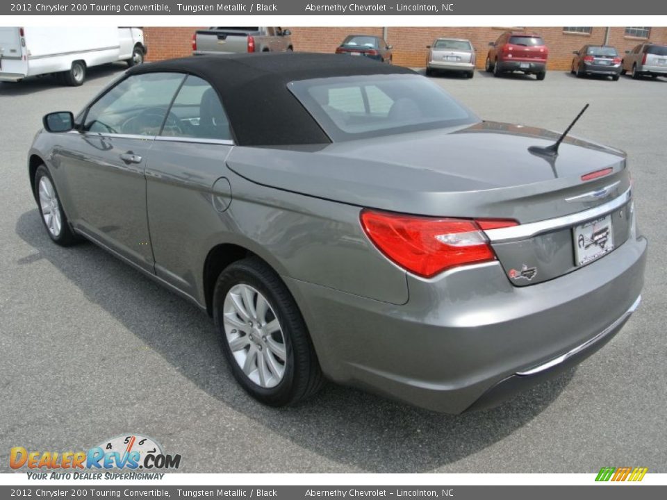 2012 Chrysler 200 Touring Convertible Tungsten Metallic / Black Photo #4