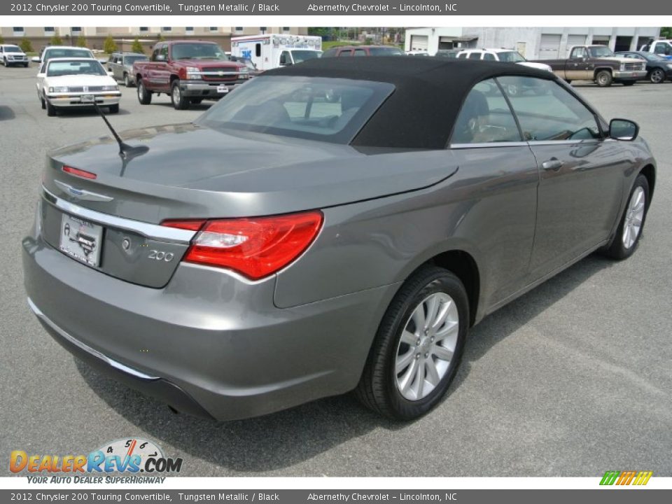 2012 Chrysler 200 Touring Convertible Tungsten Metallic / Black Photo #5