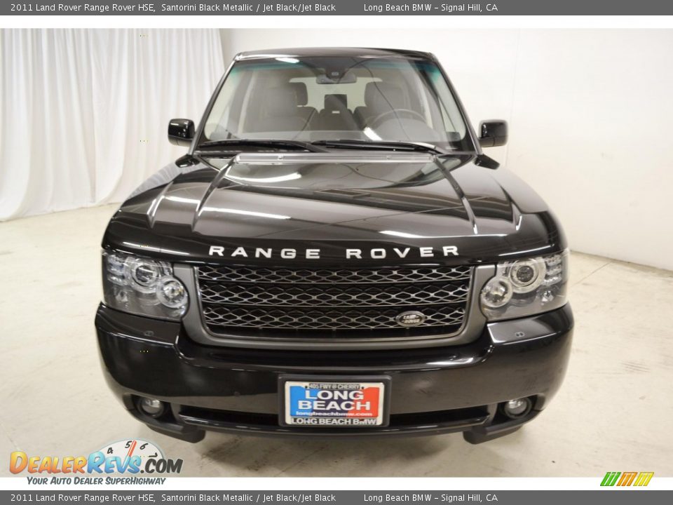 2011 Land Rover Range Rover HSE Santorini Black Metallic / Jet Black/Jet Black Photo #4