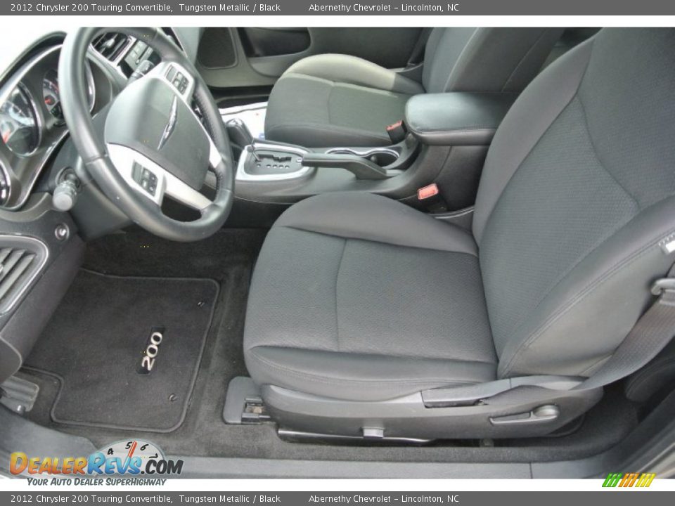 2012 Chrysler 200 Touring Convertible Tungsten Metallic / Black Photo #9