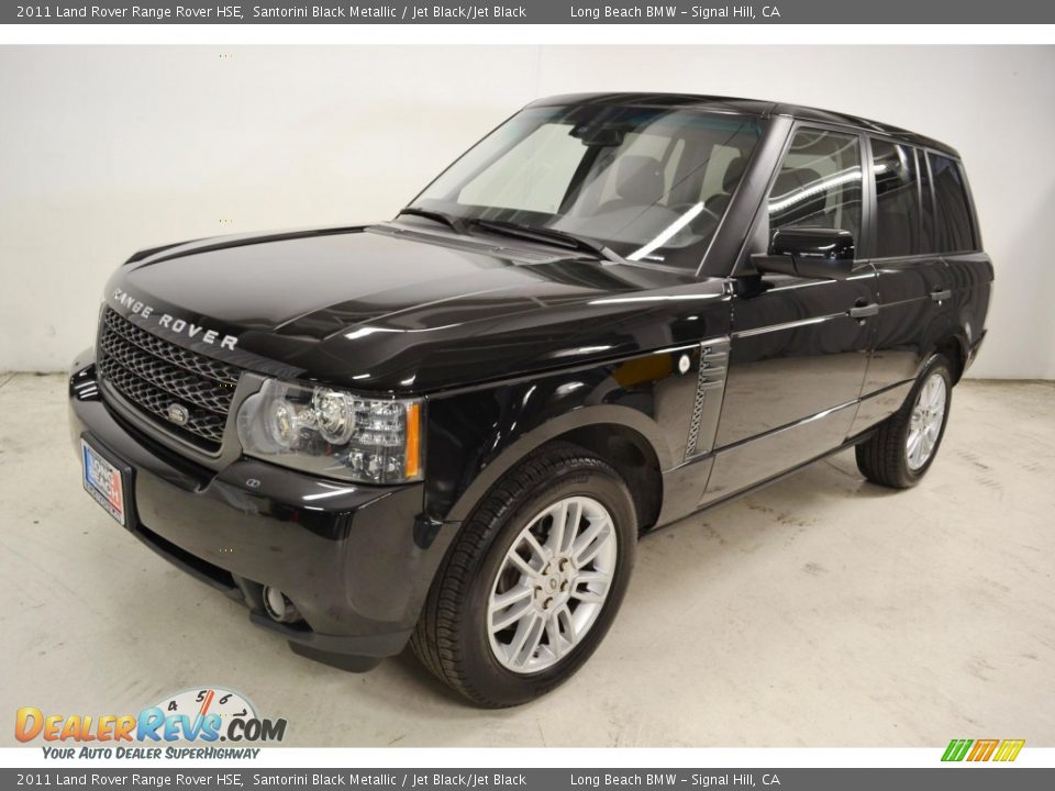 2011 Land Rover Range Rover HSE Santorini Black Metallic / Jet Black/Jet Black Photo #5