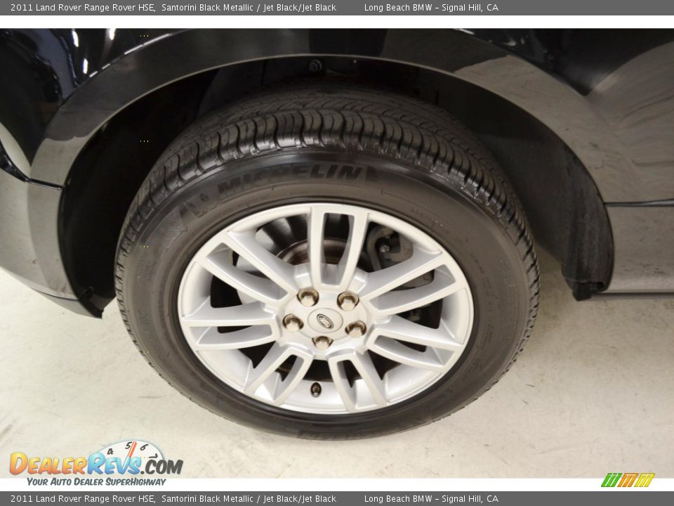 2011 Land Rover Range Rover HSE Santorini Black Metallic / Jet Black/Jet Black Photo #7
