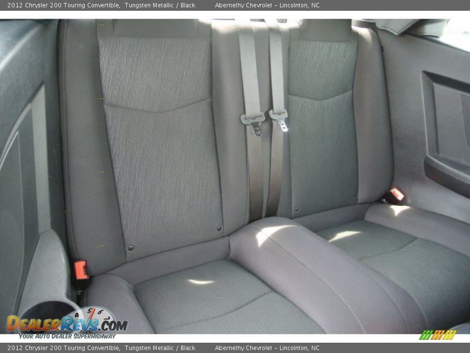 2012 Chrysler 200 Touring Convertible Tungsten Metallic / Black Photo #16