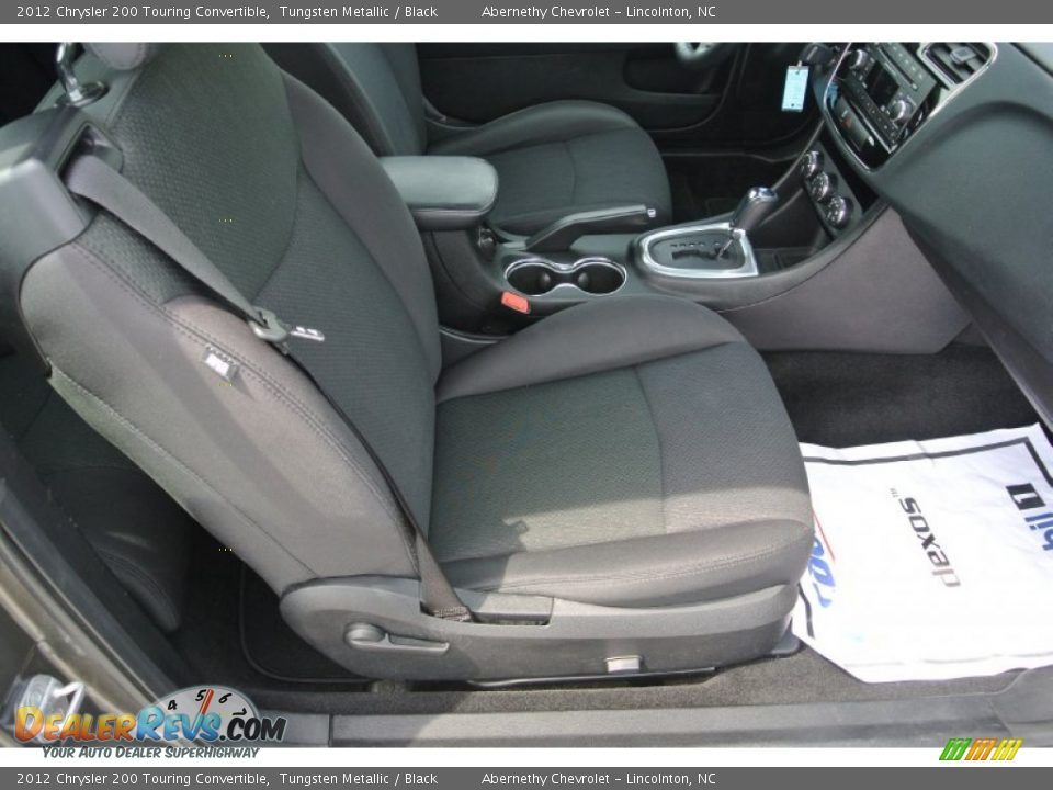 2012 Chrysler 200 Touring Convertible Tungsten Metallic / Black Photo #17