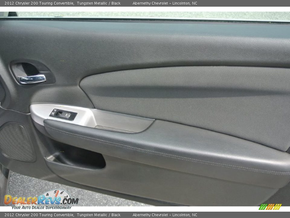 2012 Chrysler 200 Touring Convertible Tungsten Metallic / Black Photo #18
