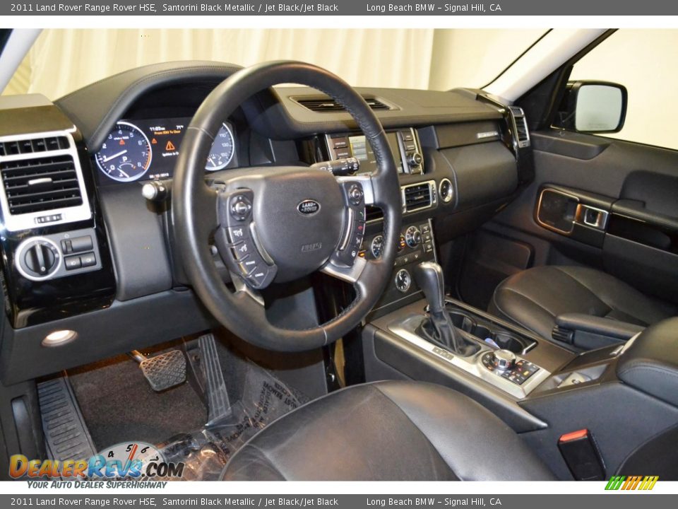 2011 Land Rover Range Rover HSE Santorini Black Metallic / Jet Black/Jet Black Photo #9