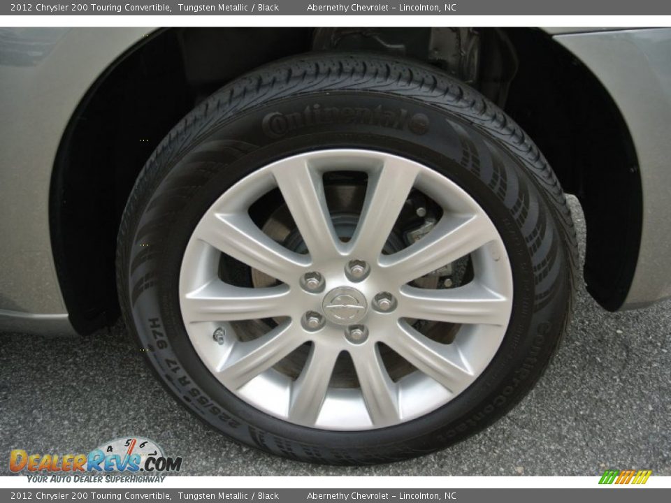 2012 Chrysler 200 Touring Convertible Tungsten Metallic / Black Photo #21