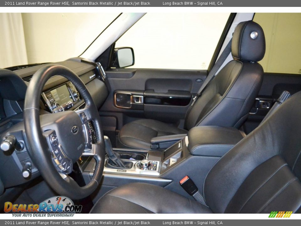 2011 Land Rover Range Rover HSE Santorini Black Metallic / Jet Black/Jet Black Photo #10
